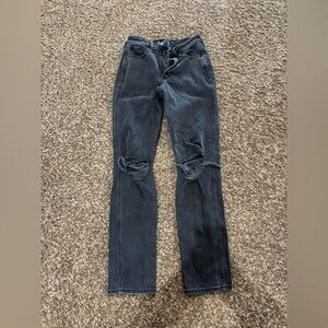 Hollister Vintage Stretch Black Mom Jeans